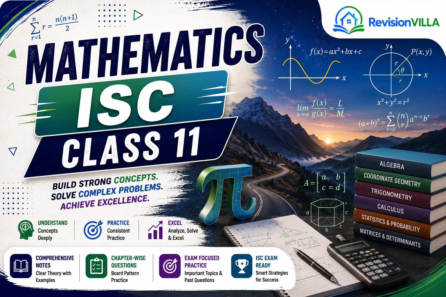 Mathematics – Class 11 ISC